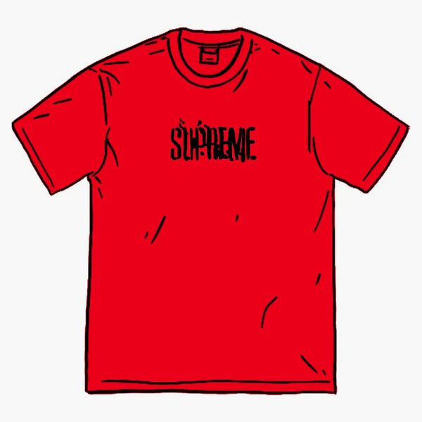 Suprem Splatter S/S Top Red
