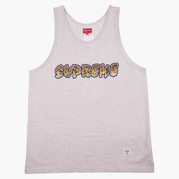 Supreme Splatter Tank Top Ash Grey