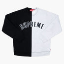 Nejvyšší rozdělená mikina CrewNeck černá