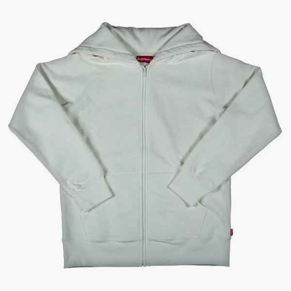 Supreme Split Hood Zip Up Sweat White