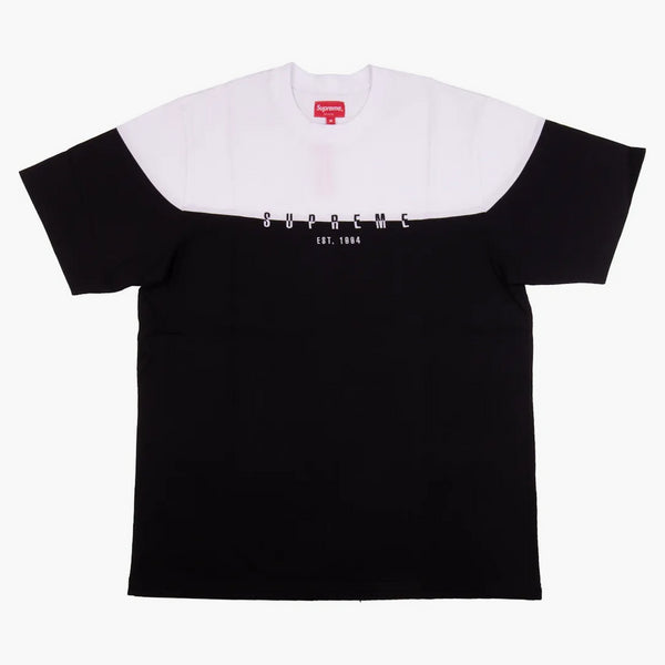 Supreme Split Logo S/S Top Black