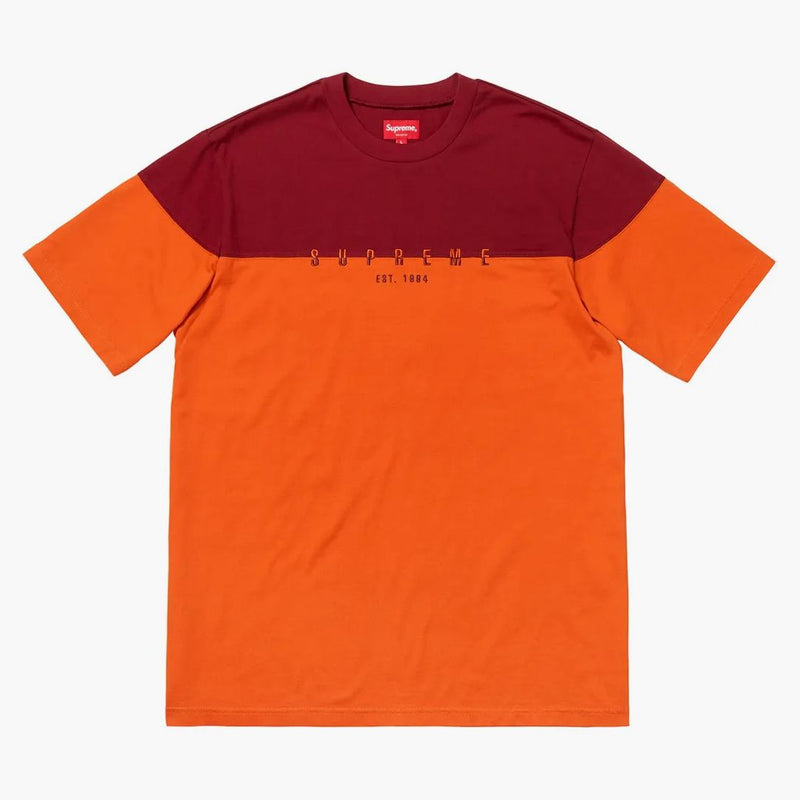 Supreme Split Logo s/s Top Orange
