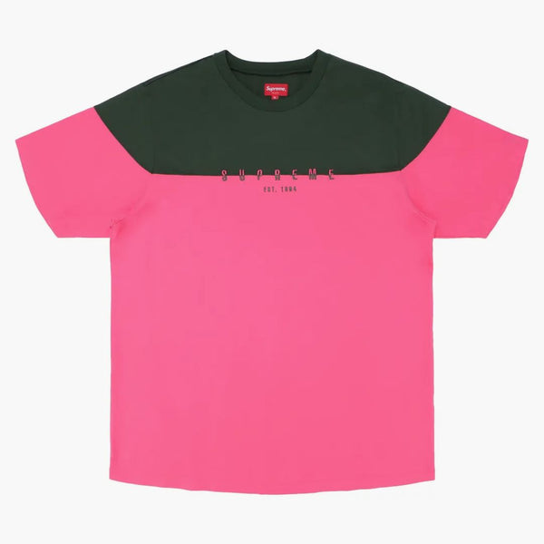Supreme Split Logo S/S Top Pink