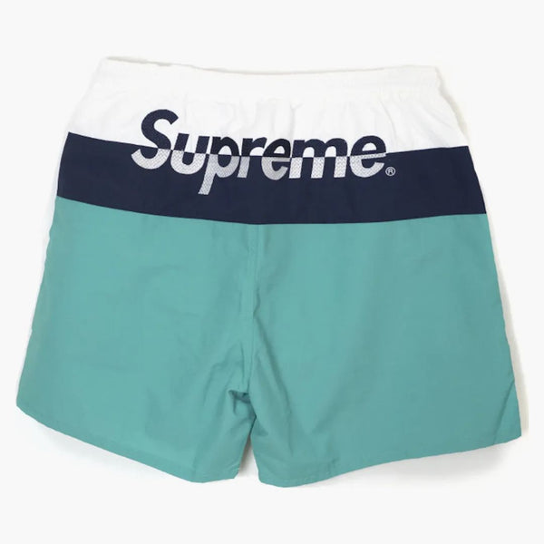 Supreme Split Logo Water Short Teal