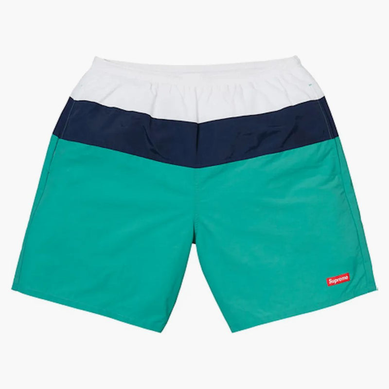 Supreme Split Logo Water Short Teal
