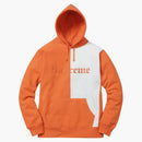 Supreme Split Old English Hooded Sweatshirt Bright Orange