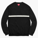 Supreme Split Split Pique Crewneck Black