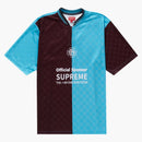 Supreme Split Soccer Jersey Burgundy