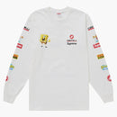 Supreme Spongebob/castelli Racing L/s Tee White