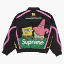 Supreme Spongebob Squarepants Jeff Hamilton Racing Jacket Black