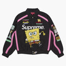 Supreme Spongebob Squarepants Jeff Hamilton Racing Jacket Black