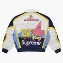 Supreme Spongebob Squarepants Jeff Hamilton Racing Jacket White