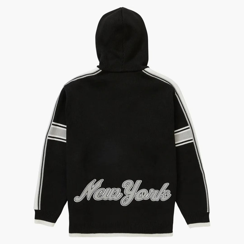 Supreme Sport Zip Up Hooded tröja svart