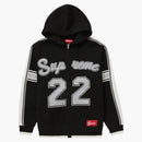 Supreme Sport Zip Up Hooded Sweater Black