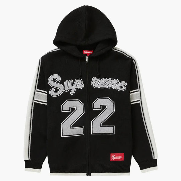 Supreme Sport Zip Up Hooded tröja svart