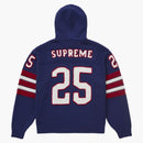 Supreme Sport Zip Up Hooded Sweater (fw25) Navy
