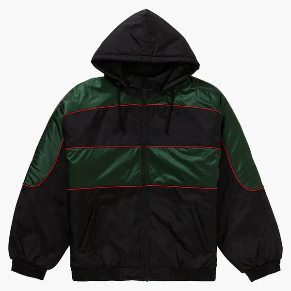 Supreme Sports Piping Puffy Jacket Black