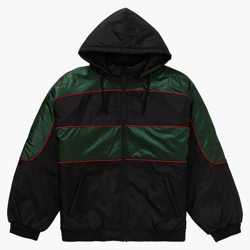 Supreme Sports Piping Puffy Jacket Black