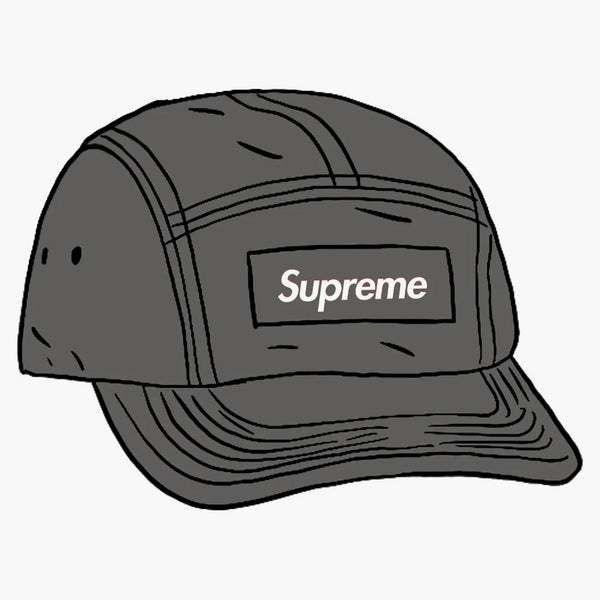 Nejvyšší sprejový plátno canvas camp cap černá