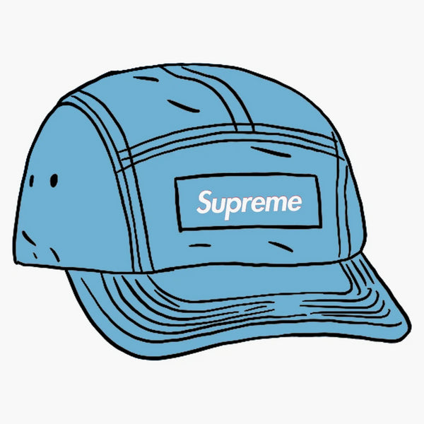 Supreme Spray Canvas Camp Cap Blue