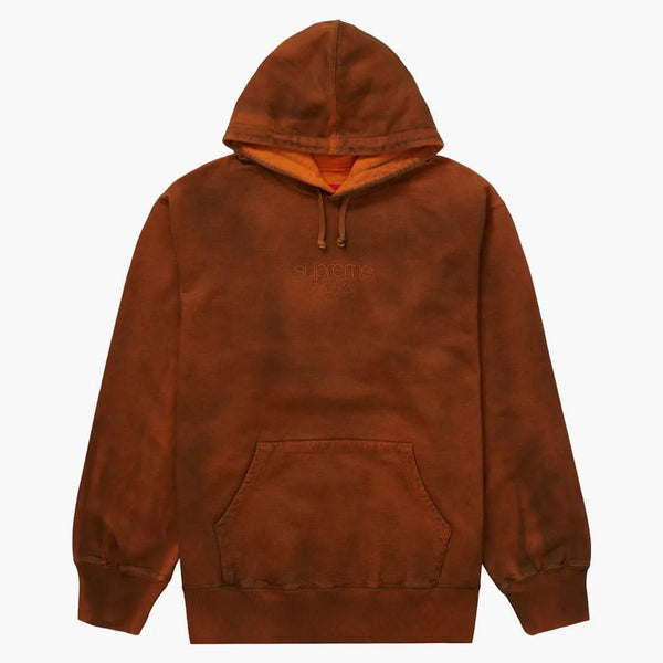 Supreme Spray Hooded Sweatshirt Orange