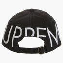Supreme Spread 6-Panel Black