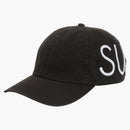 Supreme Spread 6-Panel Black
