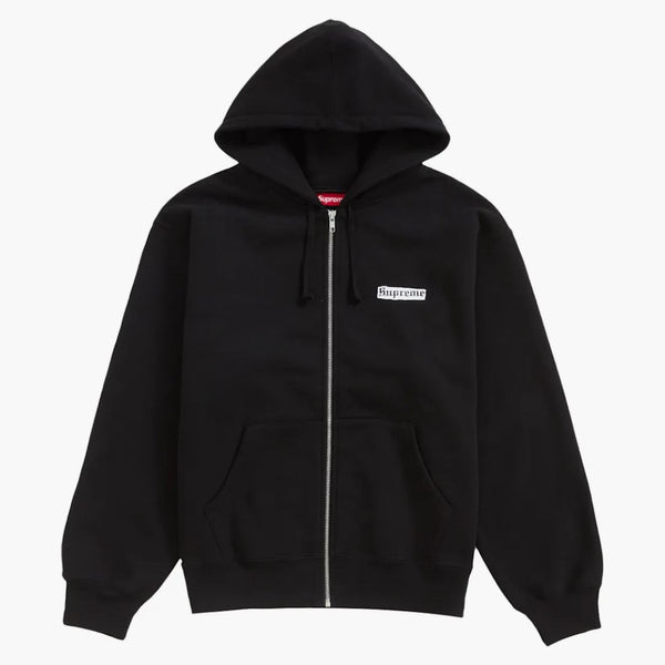 Supreme Spread Zip Up Hooded Sweatshirt Black
