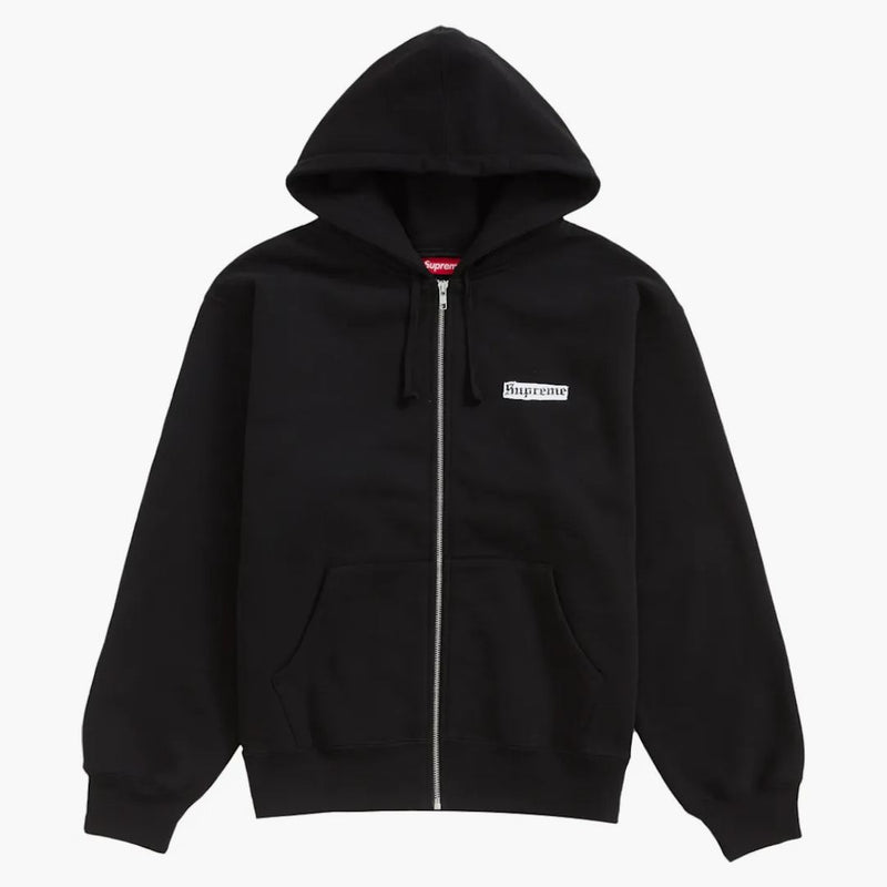 Supreme Spread Zip Up Hooded Sweatshirt Black