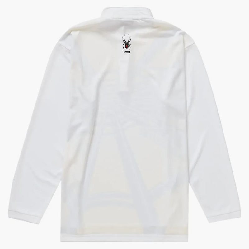 Supreme Spyder Web Half Zip Pullover Yellow