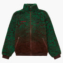 Supreme Spyder Web Polar Fleece Jacket Brown