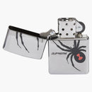 Supreme Spyder Zippo Silver