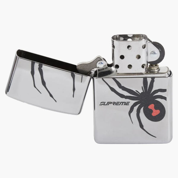 Supreme Spyder Zippo Silver