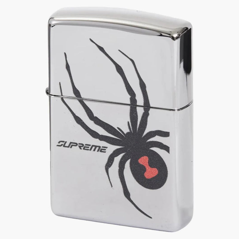 Supreme Spyder Zippo Silver