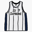 Supreme St. Supreme Basketball Jersey White