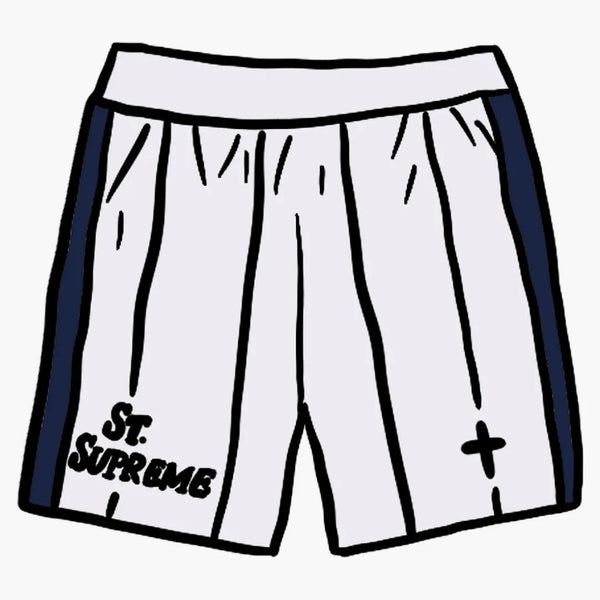 Supreme St. Supreme Basketball Short White