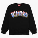 Supreme apilado tripulación negro