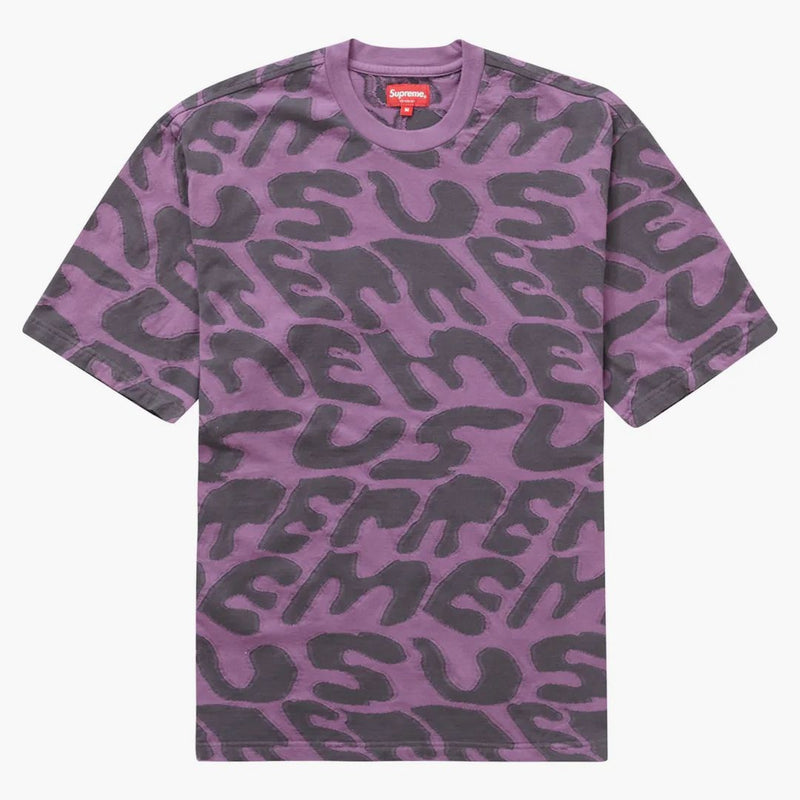 Supreme Imploted Intarsia S/S Top Purple
