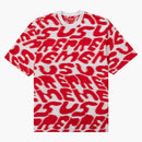 Supreme apilada Intarsia S/s Top White