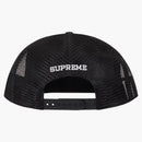 Supreme Stamped Mesh Back 5-Panel Black