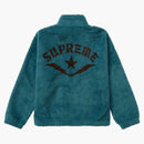 Supreme Star Fleece Jacket Teal