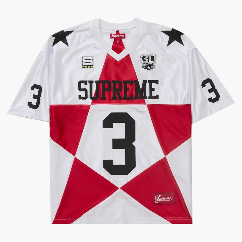 Nejvyšší hvězdný fotbalový dres bílý