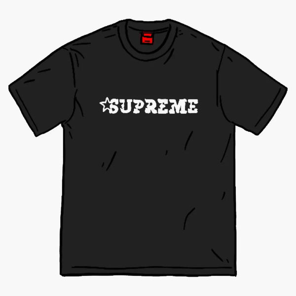 Supreme Star Logo S/s Top Black