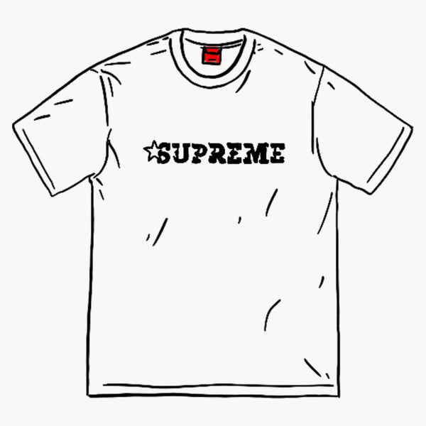 Nejvyšší logo Star S/S Top White