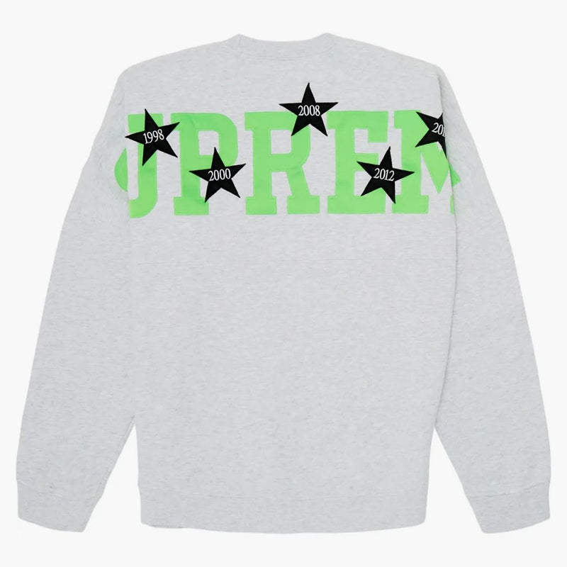 Supreme Stars Crewneck Ash Grey