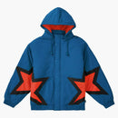 Supreme Stars Puffy Jacket Royal