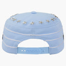 Supreme Stars Studded Pillbox Hat Light Blue