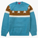 Supreme Stars Sweater Dusty Blue