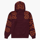 Sudadera con capucha suprema Borgoña