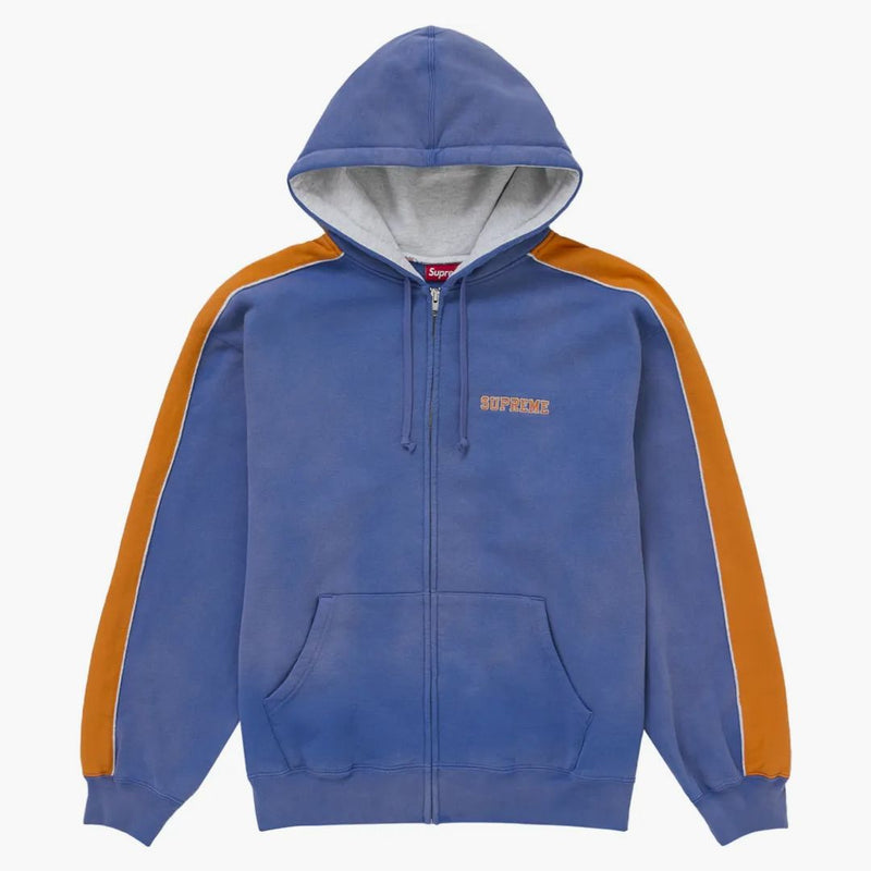 Supreme State Zip Up z kapturem bluza umyta królewska
